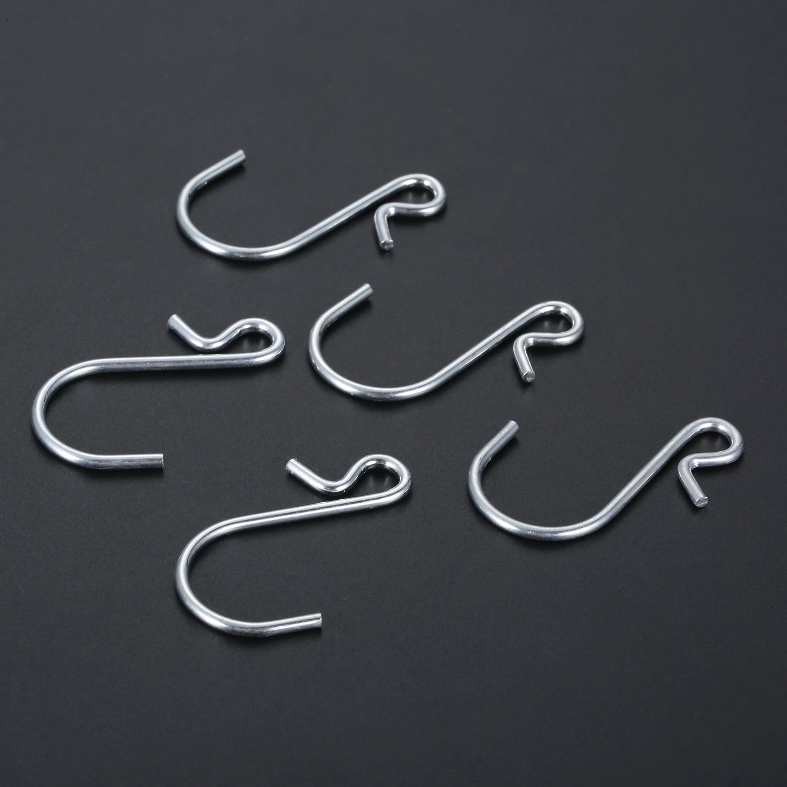 10/50/100pcs S-Shaped Hooks Clasps Stainless Steel Railing S Hanging  Storage Racks Hangers for Kitchen Bathroom Organizer Holder