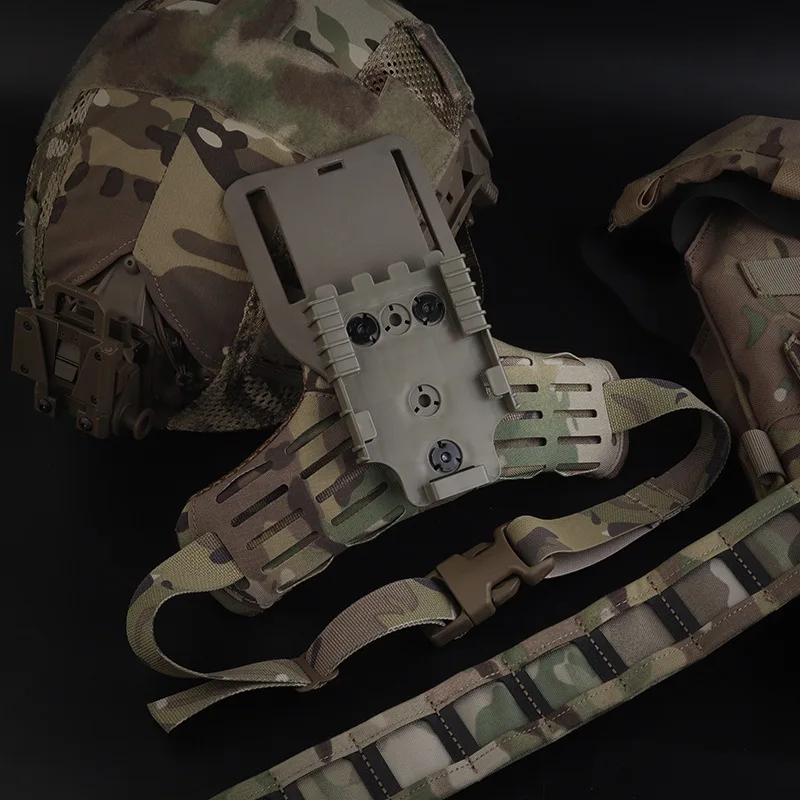 ARC RTI DUTY Accessorio per montaggio Caccia Drop Leg Fondina Cintura per coscia Piattaforma Fondina per pistola Base adattatore per GL 17 19 QLS 19 22 - immagine 3