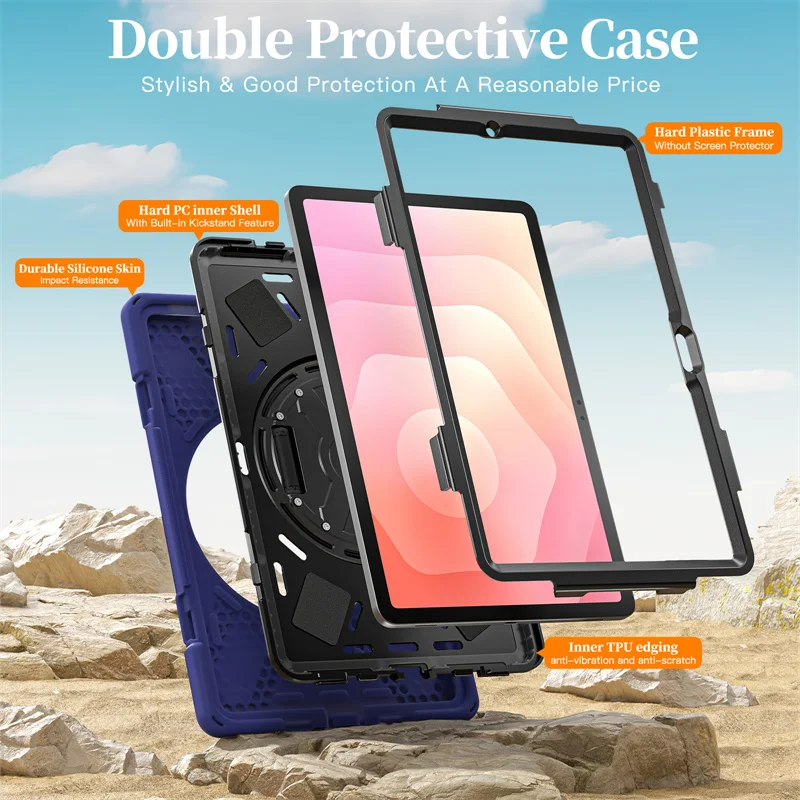 Shockproof Tablet Cover with Enhanced Protection and Stylish Design