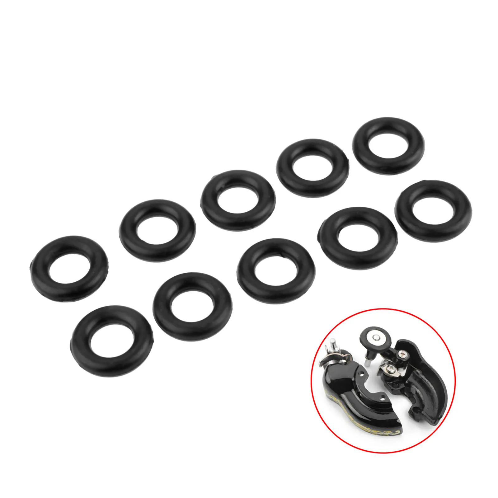 10 Stuks Oude Huishoudelijke Naaimachine Spoelopwinder Wrijving Wiel Rubber Ring Fit Voor Singer 201 15 99 66 404 naaien Accessoires