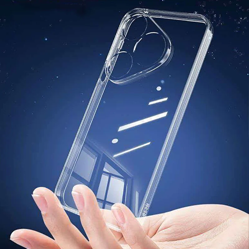 Ultra Thin Transparent TPU Soft Back Cover - Clear Case