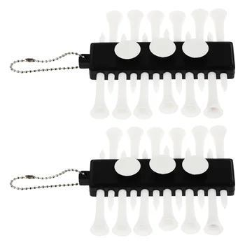 골프 공 네일 시트, 휴대용 골프 티 홀더, 키퍼 홀딩 액세서리, 골퍼 스포츠 용품, 공용 플라스틱 캐리어