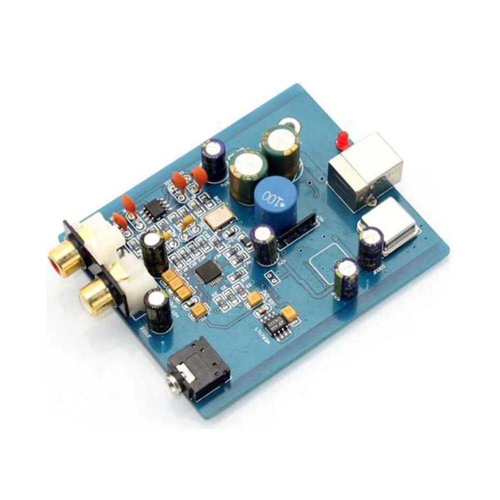 

HIFI ES9018K2M SA9023 USB DAC Decoder board External Sound Card Support 24Bit 92k