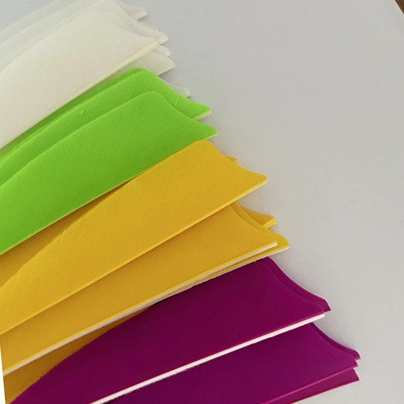 100 Plumes Pour Flèches 3 Pouces – Tirs à L'arc – Coupe Bouclier, Plume Dinde – Chasse