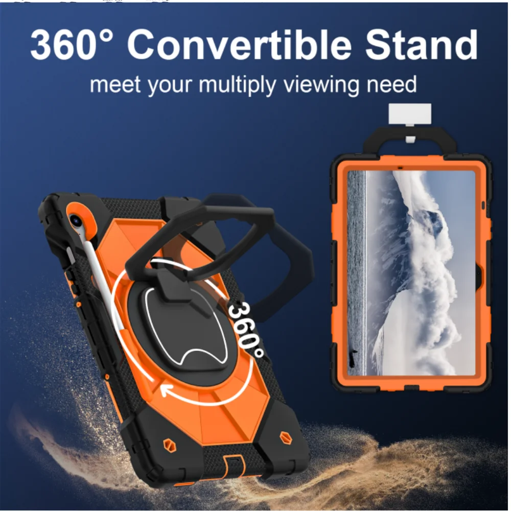 Heavy Duty Tablet Case with Shoulder Strap - Durable Protection