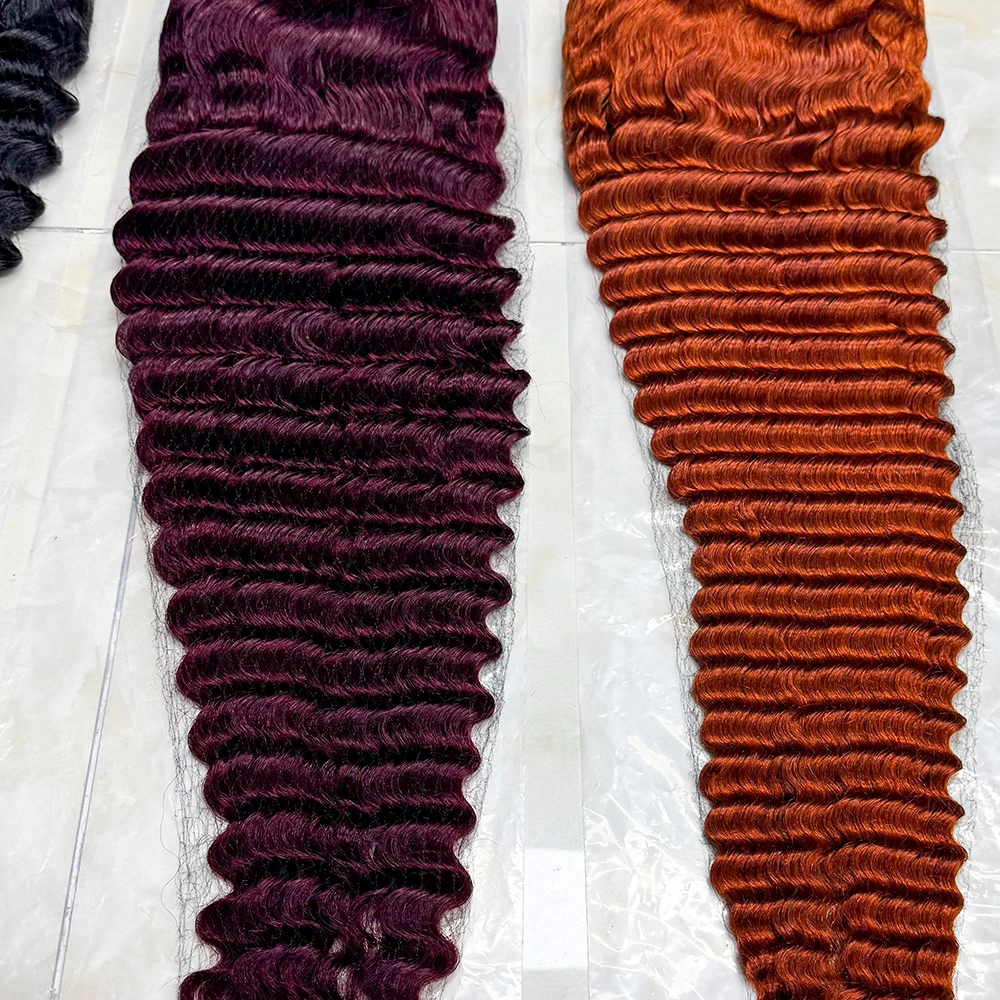 Lace Frontal Deep Wave Curly Human Hair Wigs 250% Density 13x4 HD Transparent Lace Front Human Hair Wig For Black Women