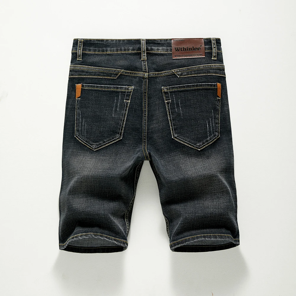 

2023 Summer Shorts Jeans Men Denim Pants Stretch Fashion Design Cotton Men's Jeans Slim Straight Male Short Jeans Hombre