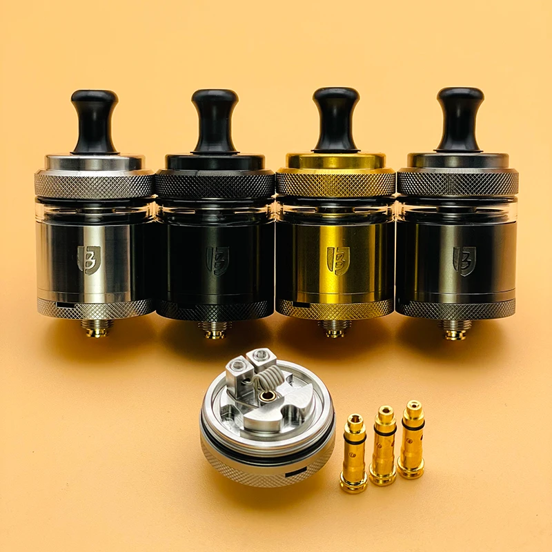 

DSXvape Berserker V3 MTL RTA Tank Atomizer BSKR B3 MTL RTA E-Cigarette Vaporizer 24mm 6ml 2ml 316ss Tank With 3 MTL Drip Tips