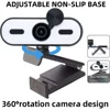 4K 2K Mini Webcam 1080P HD for PC Laptop Autofocus 30 FPS USB Webcam with Noise-Reducing Mic&Privacy Cover Web Camera Portable 5