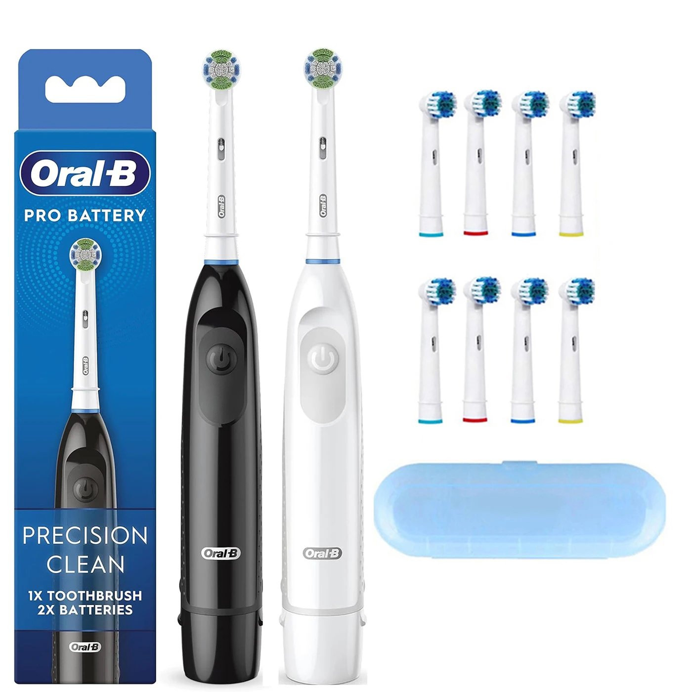 Зубная щетка Oral B Pro электрическая с аккумулятором, 100% градусов