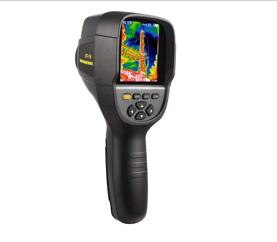 

2019 New Realeased HT-19 Handheld Infrared Temperature Heat IR Digital Thermal Imager Detector Camera with storage 320x240 Resol