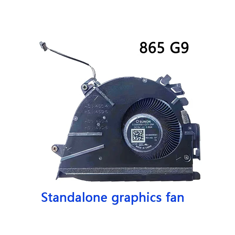 NEW ORIGINAL Laptop CPU GPU Cooling Fan For HP EliteBook 840 845 860 865 1040 G9 G10 HSN-I49C-4/6