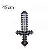 45cm New Game Foam Sword Shovel Knife Weapons Brinquedos Action Figure Game Model Diamond EVA Toys 4