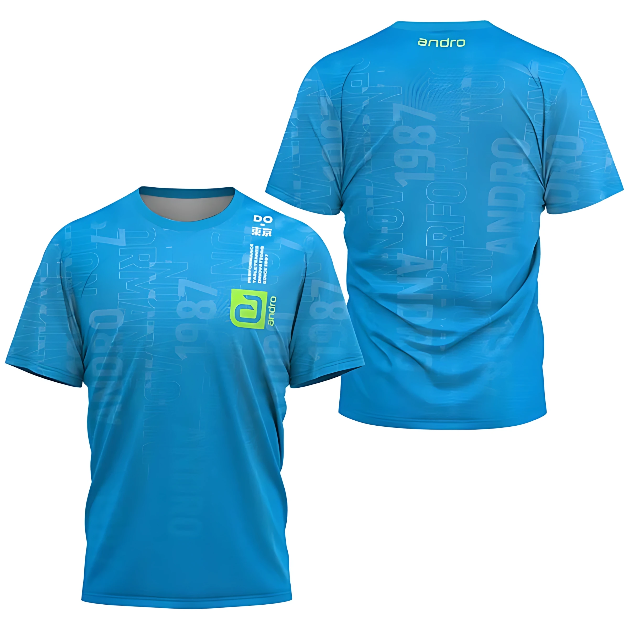 Men's T-shirts Badminton and Table Tennis Club Tops Quick-drying Short-sleeved Summer 2025