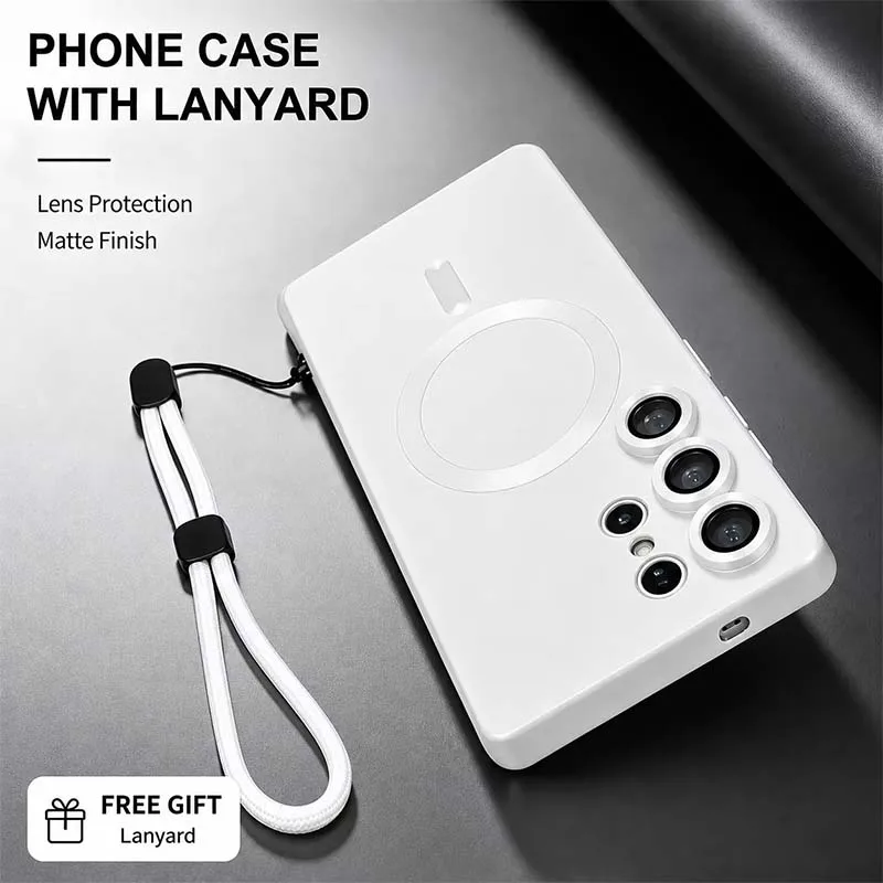 Magnetic Metal Thin Soft TPU Protective Phone Case