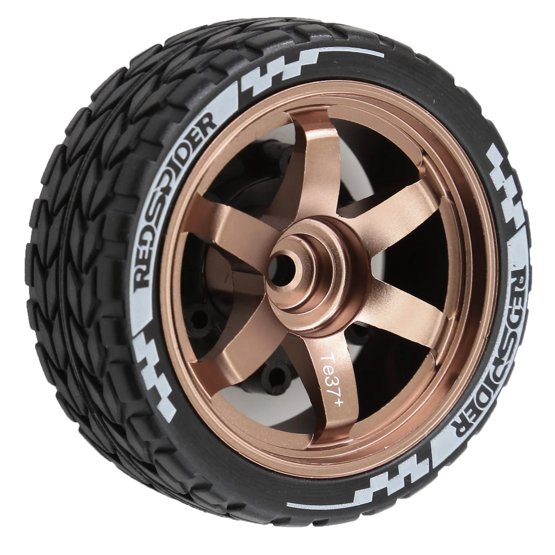 1/10 RC On-Road Drift Car Gummireifen Leichtmetallfelgen Naben Set für HSP 94122 94123 Tamiya TT02 HPI Kyosho Sakura CS D4 – Detail 16