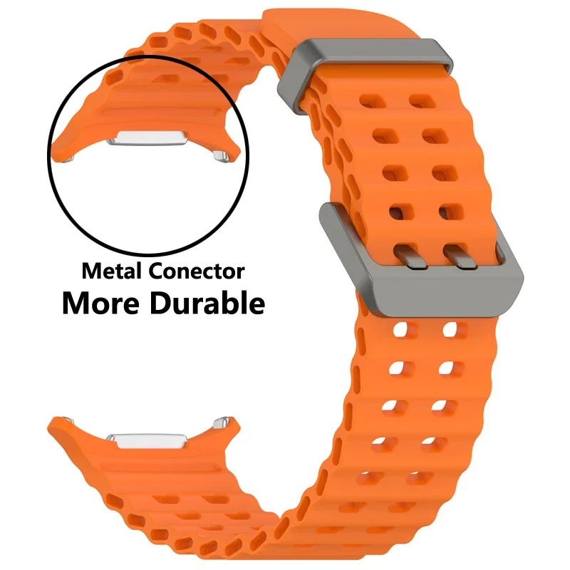 Ocean Silicone Strap - Official Replacement Bracelet for Smartwatch Ultra Wristband