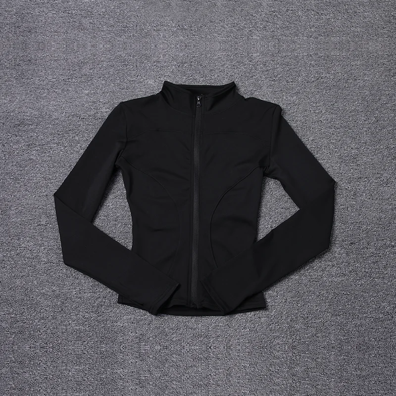 Women Sport Jacket Long Sleeve Shirt Workout Coat Gym Training Clothing Yoga...