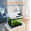 Yee Smart Fish Tank Living Room Small Home Desktop Ultra White Glass Fish Tank Filter Self-recycling New Eco Fish Tank Aquarium