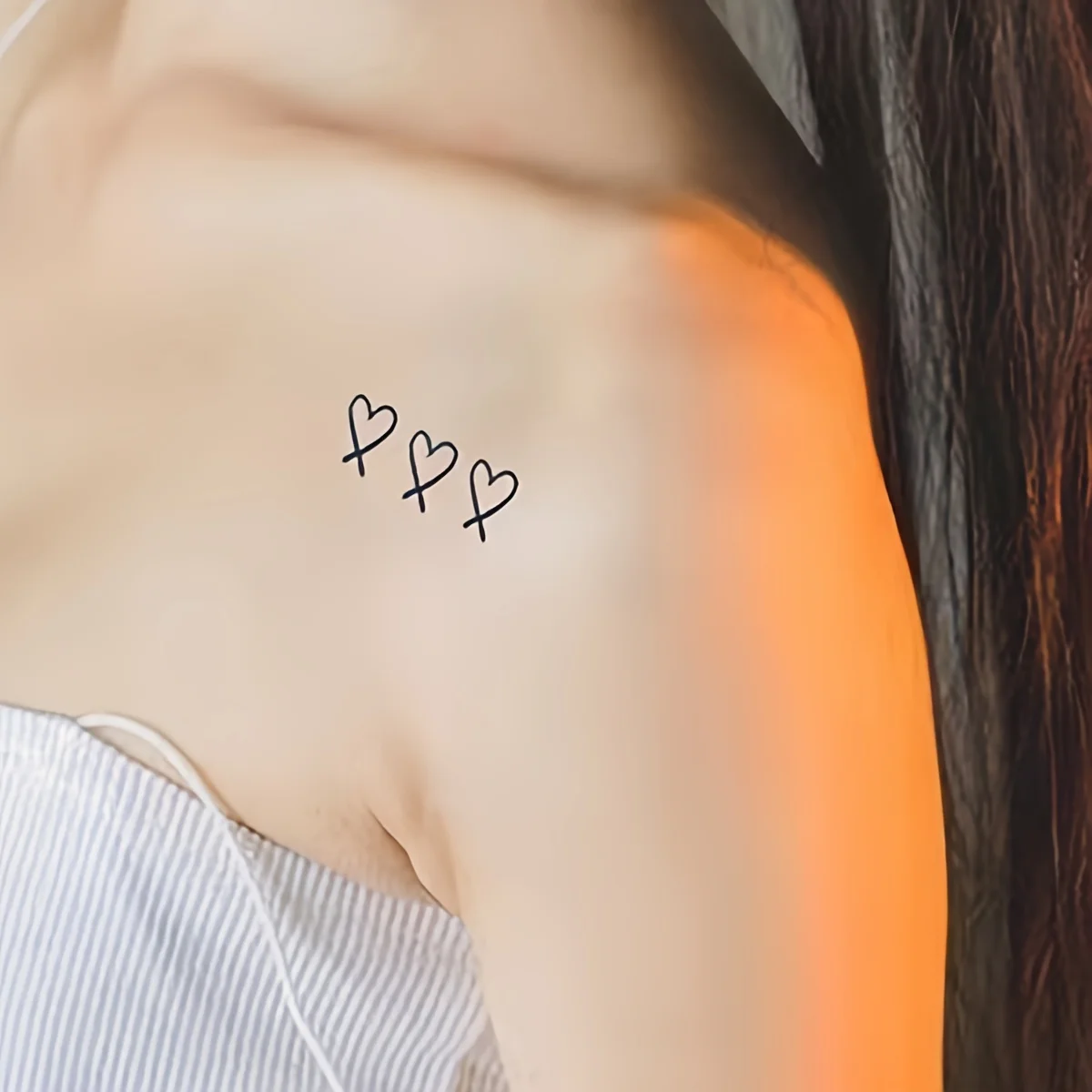 I got matching sun and moon tarot card tattoos with my fiance @toonluckyVT  yesterday 🥺💖 @vihtoori_art did an amazing job making/designing them!!, image size:1200x1200