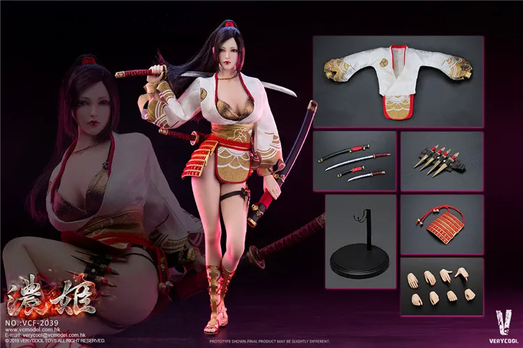 

VERYCOOL VCF-2039 1/6 Female Soldier Martial Arts Wind and Cloud Warring States Movable Doll
