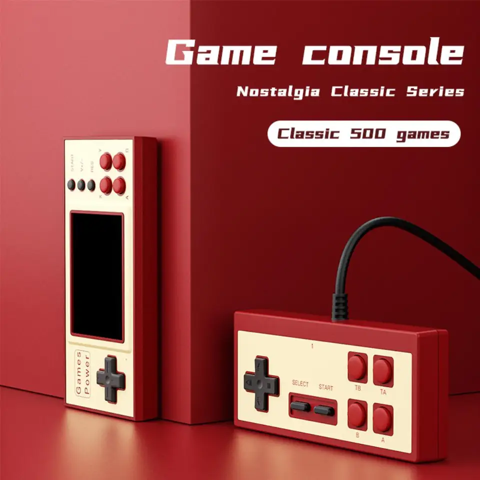 Miyoo Mini Plus Reletech G7 Retro Game Console, 500 Classic FC