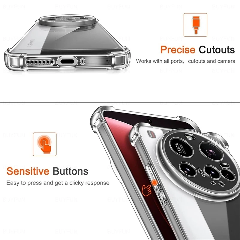Enhanced Shockproof Phone Case with Camera Protection and Airbag Technology