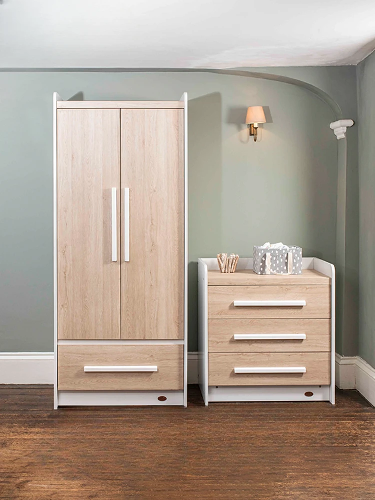 1Nordic children's wardrobe modern simple small apartment household bedroom storage cabinet