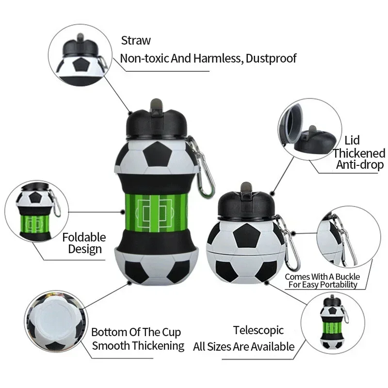 Foldable Leakproof Kids Water Bottle 4