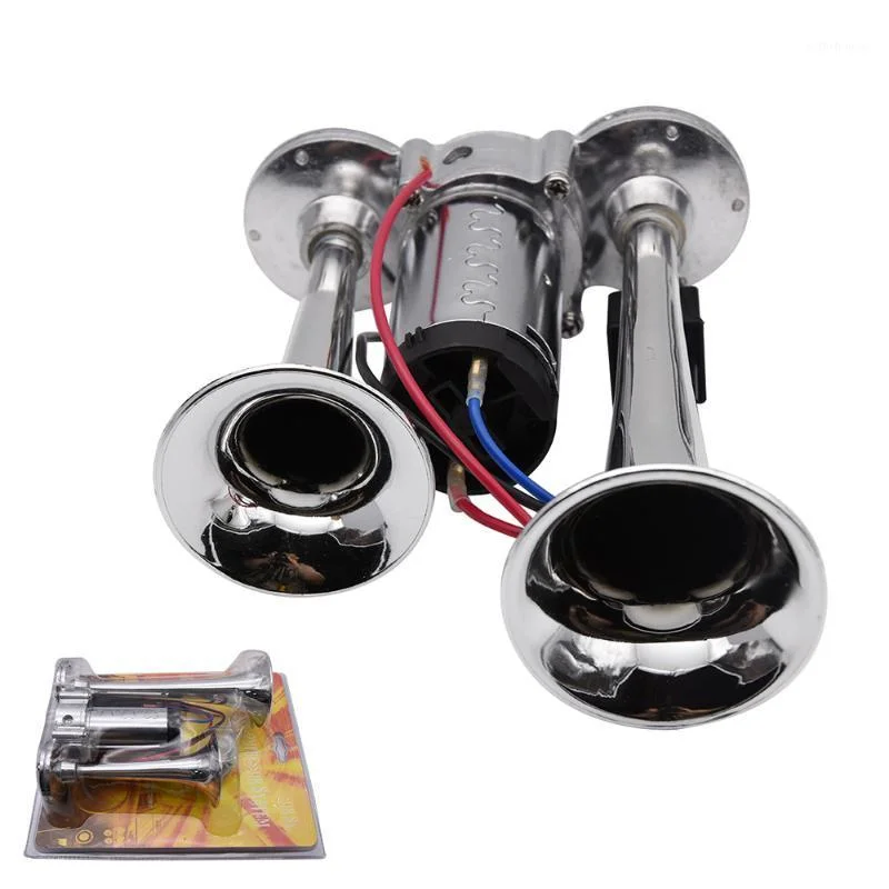 Super-sound integrated waterproof car treble 12v electric horn harvester truck electric whistle air horn