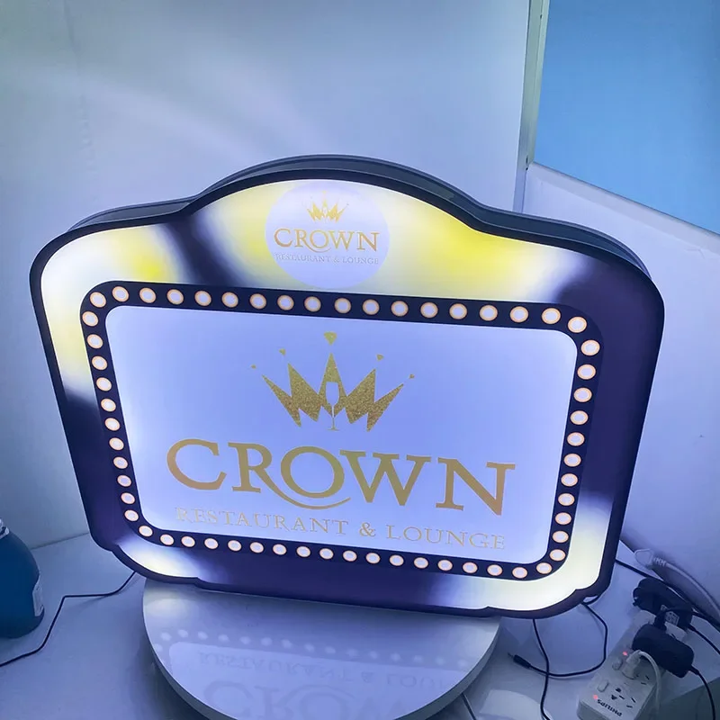 NEW LED Lighted Display Message Board Bottle Presenter with 3 set Alphabet for NightClub Lounge Bar