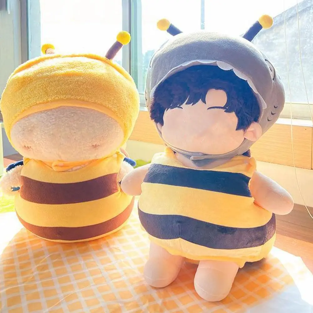 10cm/15cm/20cm/40cm Doll Clothes Multicolor Replacement Outfit Cartoon Bee Jumpsuit Playing House Photo Props Miniature Overall