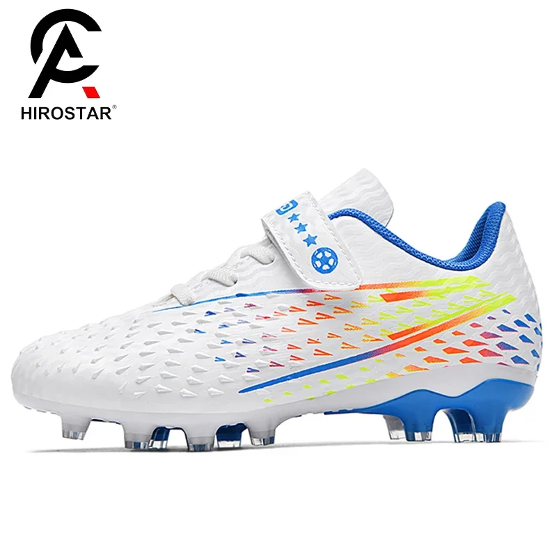 Kids Football Shoes Ultralight Training Fast Futsal Soccer Studded