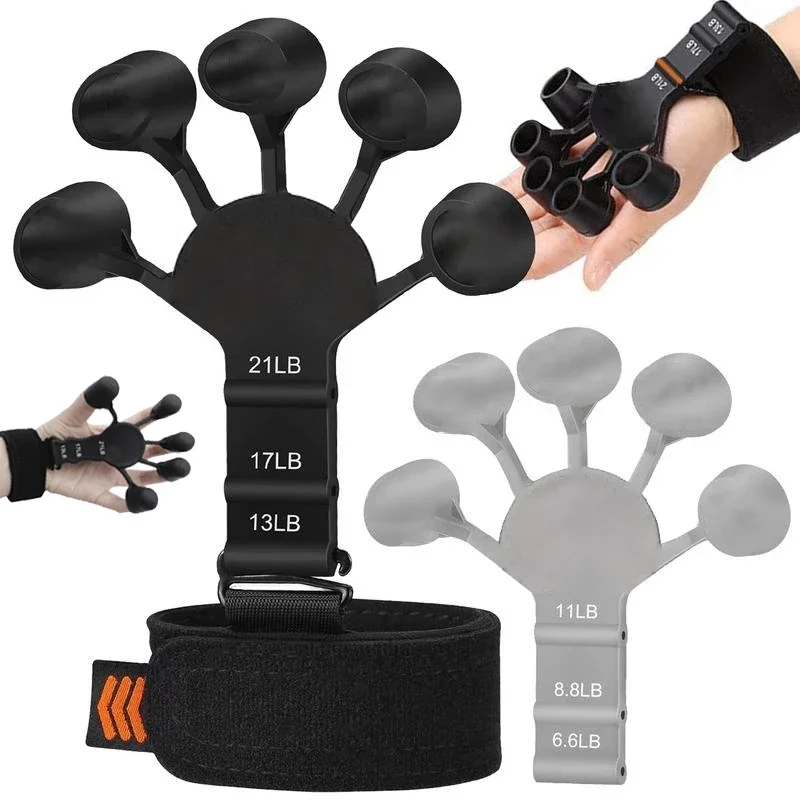 1pcs-Silicone-Gripster-Grip-Strengthener-Finger-Stretcher-Hand-Grip