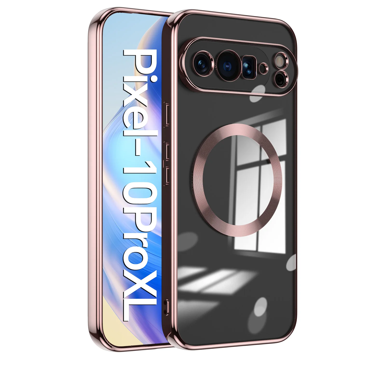 Enhanced Electroplated Shockproof Clear Soft Cover