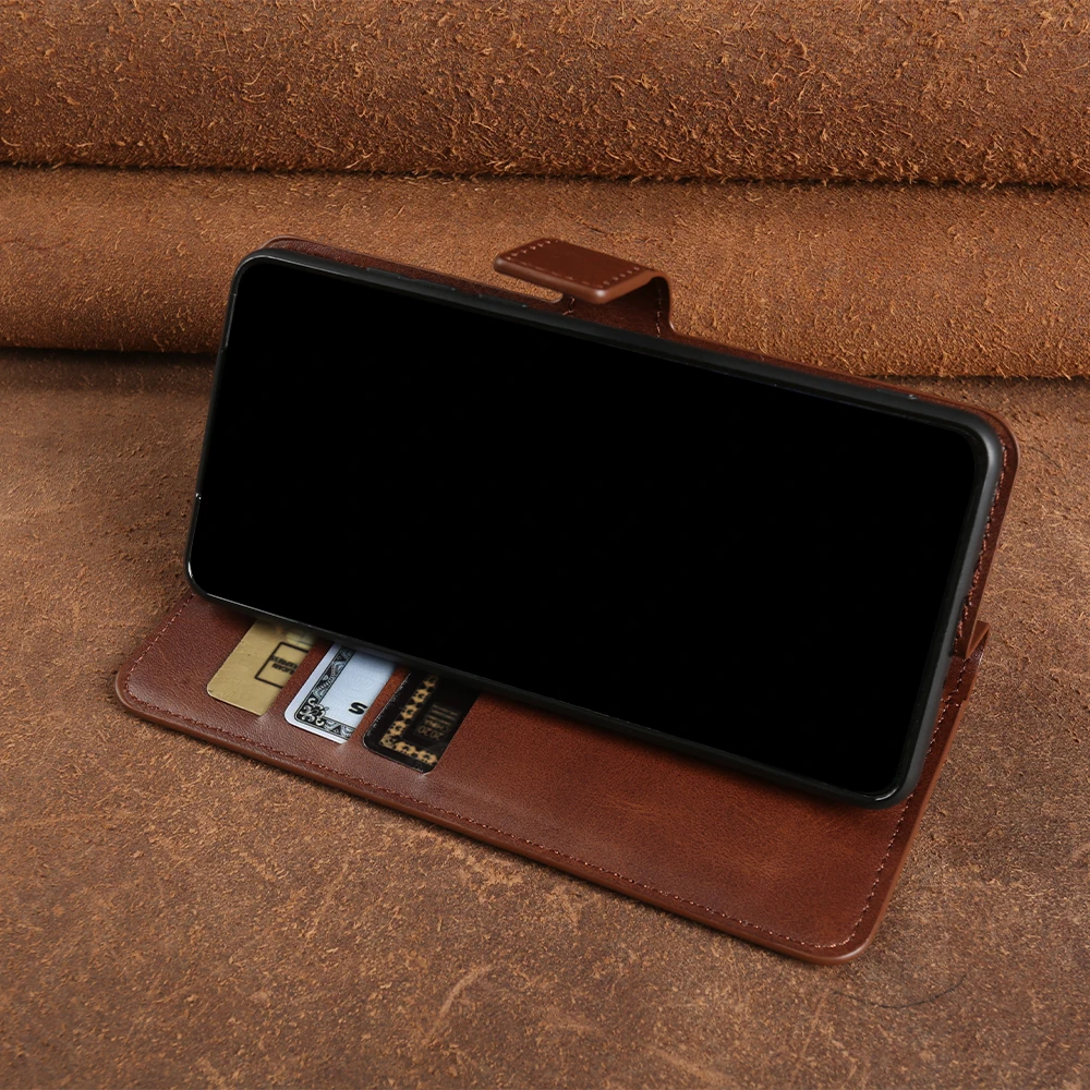 Luxury Leather Purse Holder Shockproof Phone Case with Card Slot Wallet Cover