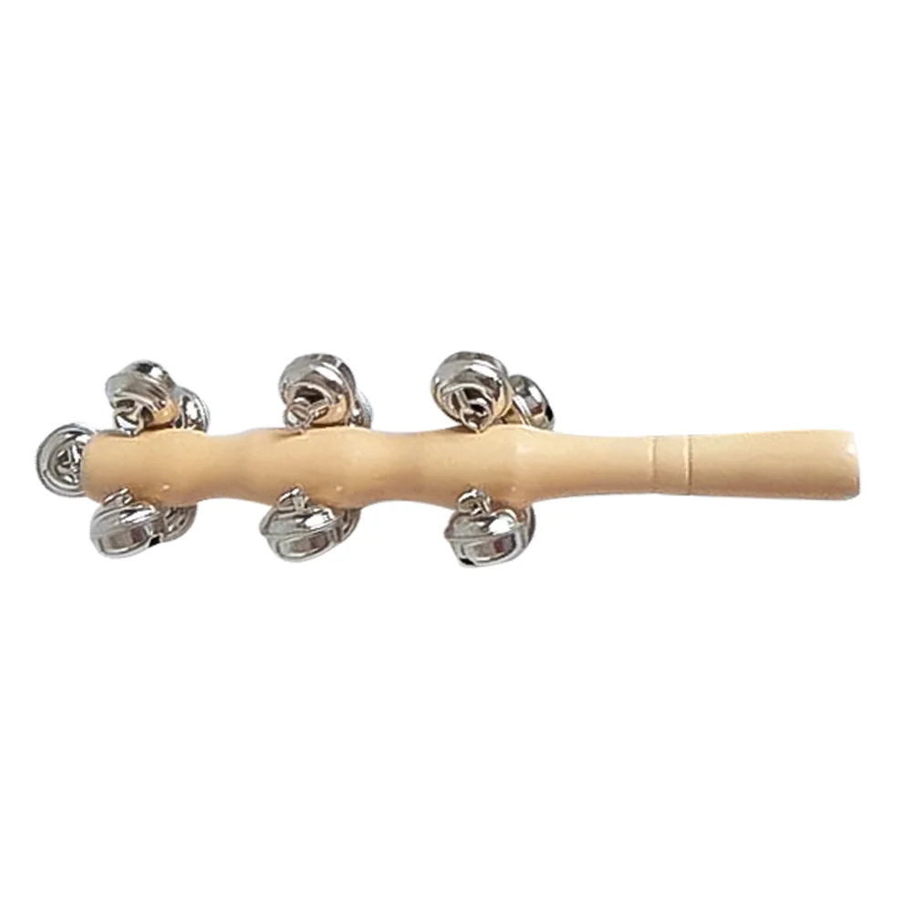 

Sled Wooden Primary Color Child Boys Toy Christmas Hand Bells Kids Educational