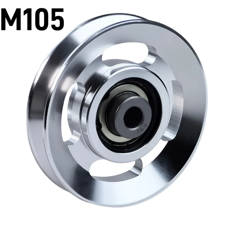 1Pc Aluminium Legierung Lager Pulley Rad 90/105MM Krafttraining Ausrüstung Pulley Rad Gym Zubehör für Gym ausrüstung Teil – Detail 10