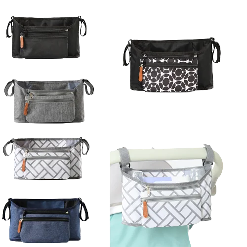 Baby Stroller Bag Universal Wearproof Diaper Nappy Bag Multi-Pocket Mummy Travel Bag Holder Cup Organizer for Newborn Pram CartBaby Stroller Bag Universal Wearproof Diaper Nappy Bag baby stroller accessories backpack