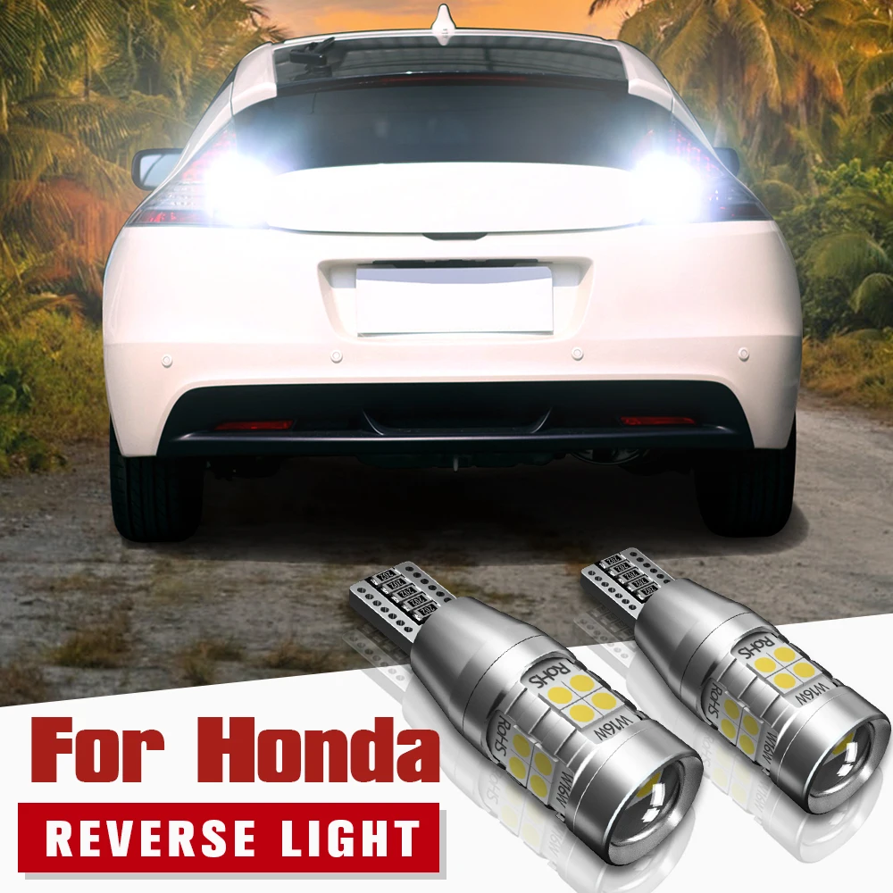 2Pcs Led Luce Di Retromarcia W16W T15 921 Canbus Per Honda Accord Civic 9 10 Crv Fit Jazz Crz Hrv Insight Odyssey Pilot Ridgeline