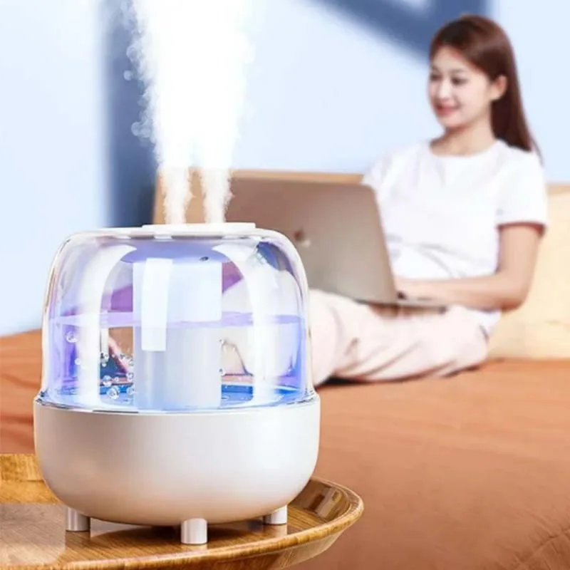 Humidifiers Double Ultrasonic Large Capacity Quiet Aromatherapy Desktop Cool Mist Humidifier Refer To Home Bedroom And Office