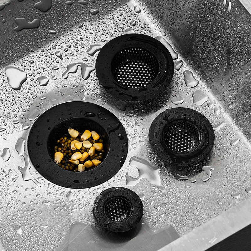 Kitchen Sink Filter 1PCS Kitchen Sink Filter Stainless Steel Mesh Strainer Wash Basin Drain Hole Trap Hair Catcher Stopper for Bathroom Accessories kitchen sink filter,sink strainer,sink filter,kitchen sink strainer,hair drain catcher