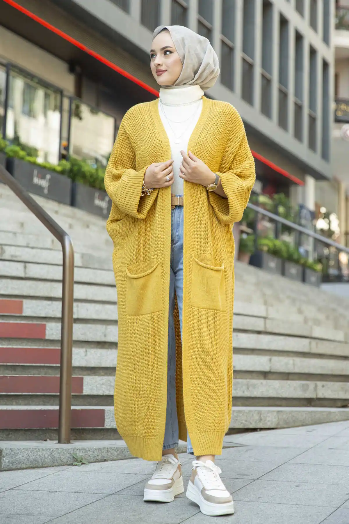 Knitwear Cardigan Mustard Winter Autumn 