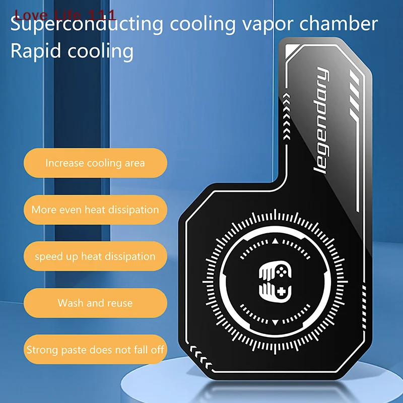 새로운 휴대폰 쿨러 플레이트 방열판 열 싱크 확장 냉각 영역 초박형 쿨링 플레..