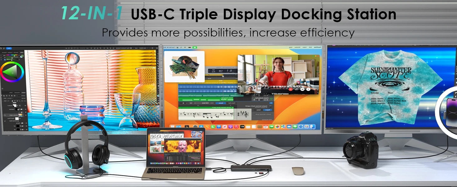 C, HDMI, DisplayPort, carregamento 85W, Ethernet Gigabit,