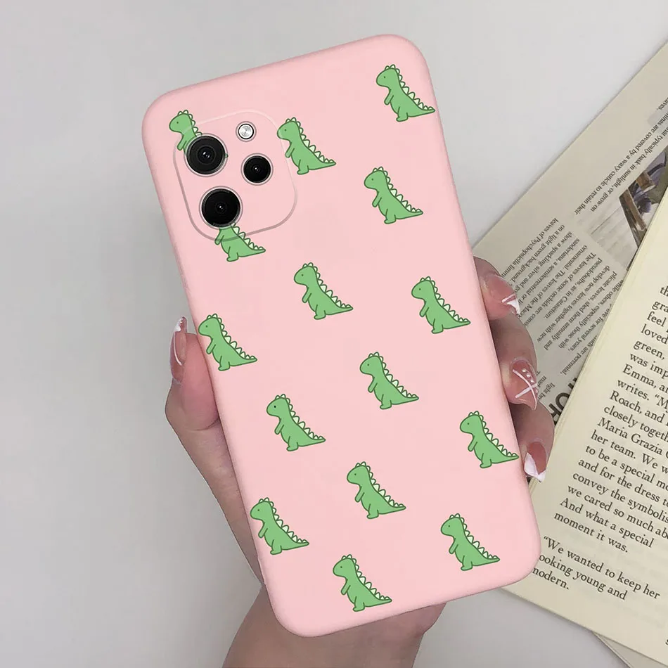 Heart Silicone Matte Shockproof Phone Case - Soft Back Cover, Enhanced Protection