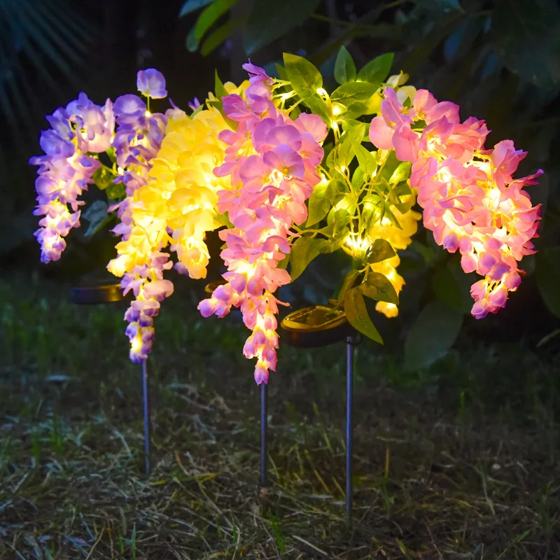 Solar Wisteria Garden Lamp 4