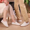 Retro Espadrilles Shoes Women Patchwork Slip on Men Loafers Breathable Flat Casual Canvas Shoes Jute Wrapped Shoes Driving 6