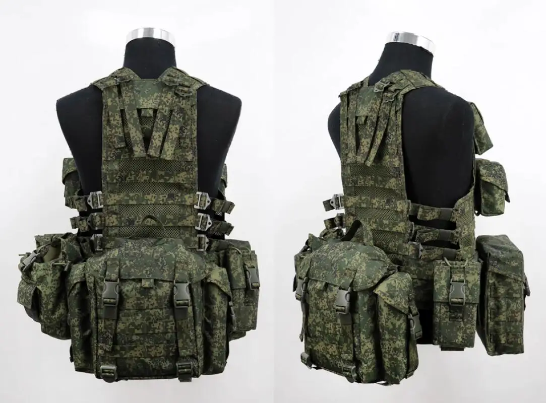 Russische dritte Generation Gen 3 6Sh117 PKM Schießkampfausrüstungsset Hüfttasche Granatentasche Walkie-Talkie-Tasche Magazintasche – Detail 2
