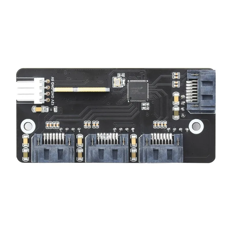 PCIe to 4-Ch SATA 3.0 Ȯ  ,   ǻ , 4 CM4 IO , 6Gpbs  SATA ̽